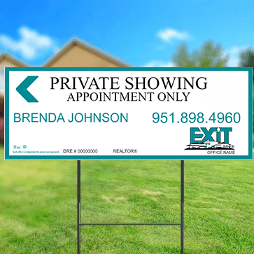 9x24 OPEN HOUSE SIGN #3 - EXIT REALTY - Estate Prints