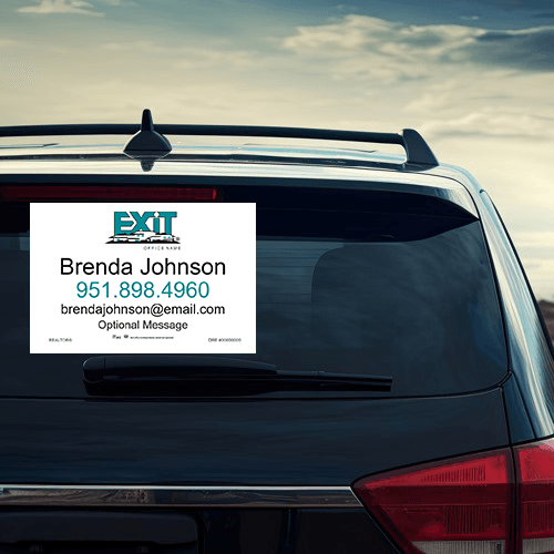 12x18 WINDOW CLING #1 - EXIT REALTY - Estate Prints