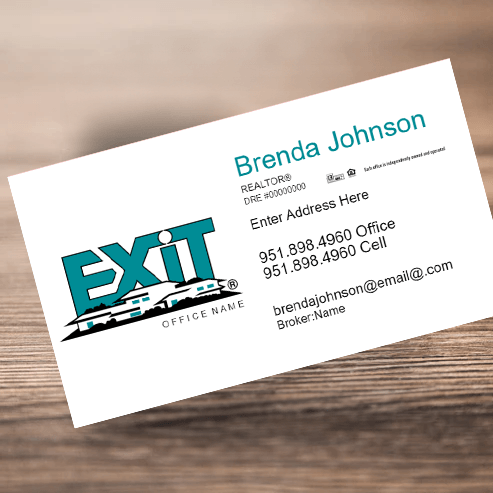 3.5x2 BUSINESS CARD #5 - EXIT REALTY - Estate Prints