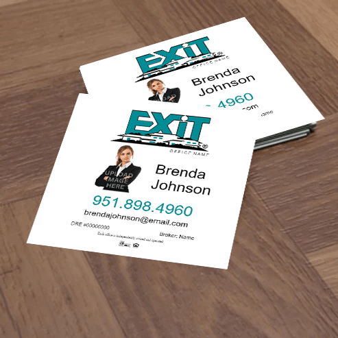 3x3 BUSINESS CARD #2 - EXIT REALTY - Estate Prints