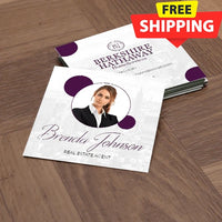 3x3 SQUARE BUSINESS CARD FRONT/BACK #11 - BERKSHIRE HATHAWAY