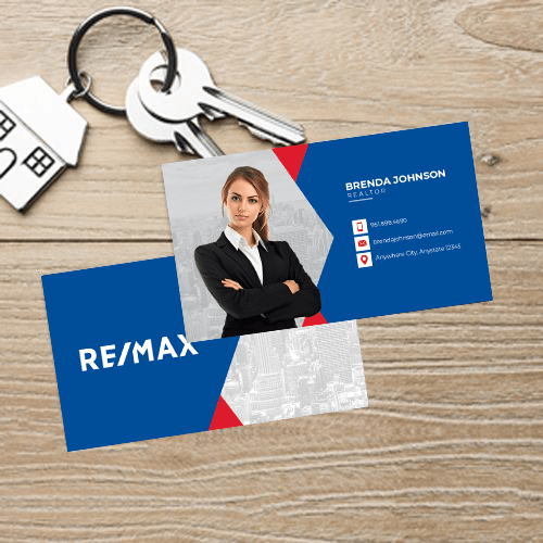 BUSINESS CARD FRONT/BACK #8 - REMAX - Estate Prints