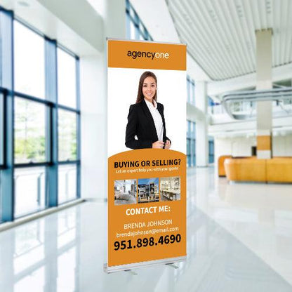 33x81 RETRACTABLE BANNER #2 - Agency One - Estate Prints