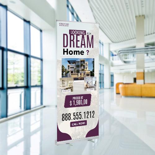 33x81 RETRACTABLE BANNER #1 - Berkshire Hathaway - Estate Prints