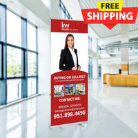 33x81 RETRACTABLE BANNER #2 - KELLER WILLIAMS