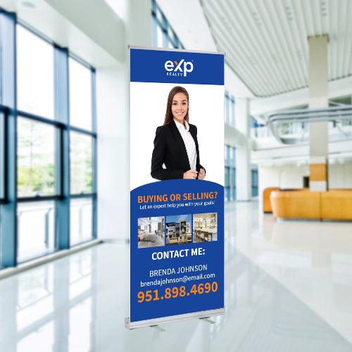 33x81 RETRACTABLE BANNER #2 - eXp Realty - Estate Prints