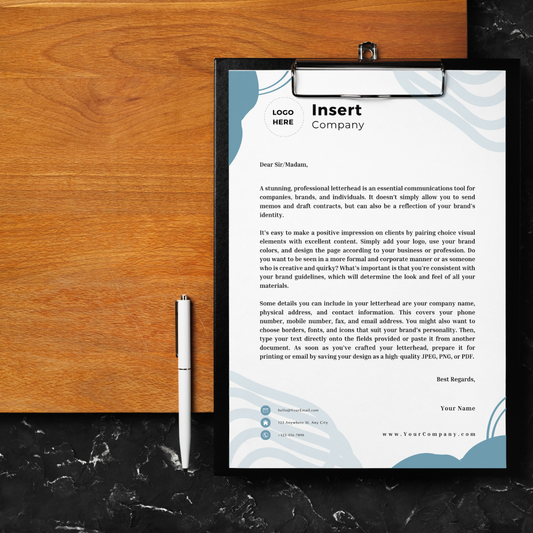 UPLOAD LETTERHEADS