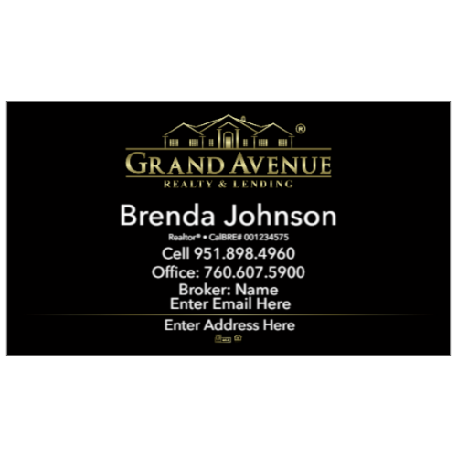 BUSINESS CARD #1 - Grand Avenue
