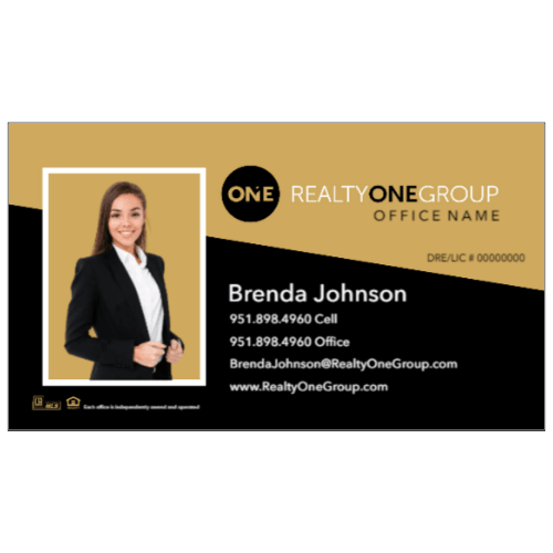 3.5x2 Business Card#3 Realty One Group - Estate Prints