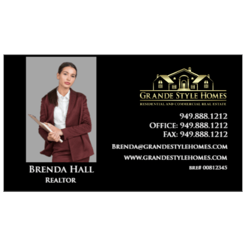 BUSINESS CARD #2 - Grande Style Homes - Estate Prints