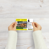 4x6 POSTCARD FRONT/BACK #1 - WEICHERT REALTORS