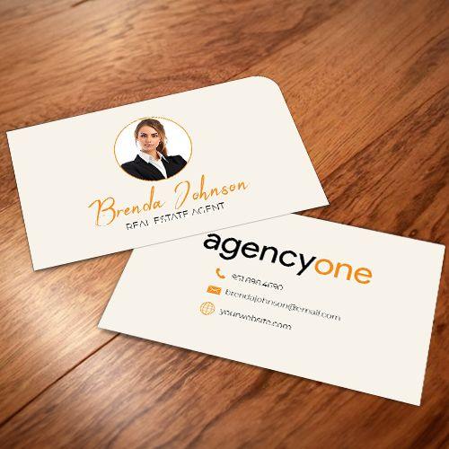 WINK BUSINESS CARD FRONT/BACK #9 - AGENCY ONE - Estate Prints