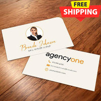 WINK BUSINESS CARD FRONT/BACK #9 - AGENCY ONE