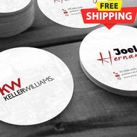 CIRCLE BUSINESS CARD FRONT/BACK #20 - KELLER WILLIAMS