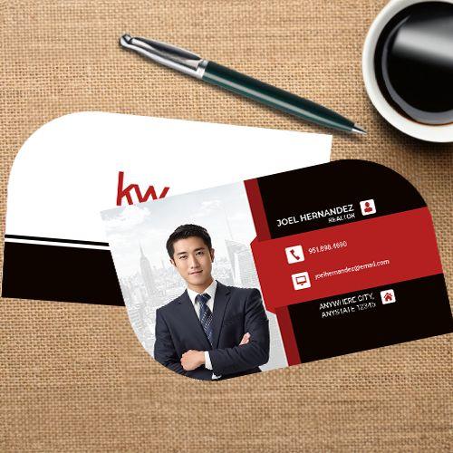 LEAF BUSINESS CARD FRONT/BACK #22 - KELLER WILLIAMS - Estate Prints