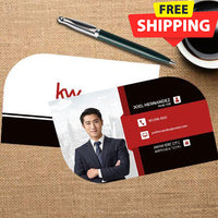 LEAF BUSINESS CARD FRONT/BACK #22 - KELLER WILLIAMS