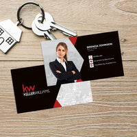 BUSINESS CARD FRONT/BACK #25 - KELLER WILLIAMS - Estate Prints
