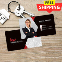 BUSINESS CARD FRONT/BACK #25 - KELLER WILLIAMS