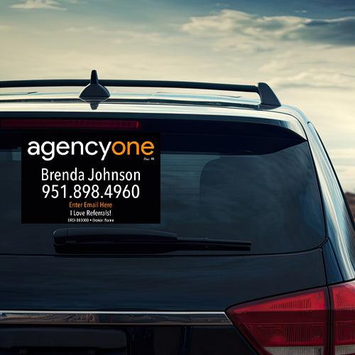 12x18 WINDOW CLING #1 - AGENCY ONE - Estate Prints