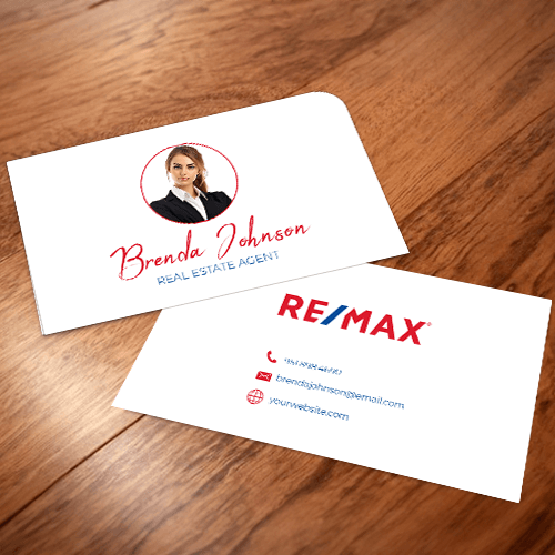 WINK BUSINESS CARD FRONT/BACK #9 - REMAX - Estate Prints