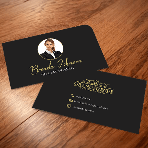 WINK BUSINESS CARD FRONT/BACK #22 - GRAND AVENUE - Estate Prints