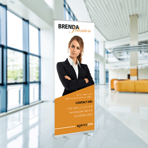 33x81 RETRACTABLE BANNER #3 - Agency One - Estate Prints