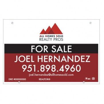 24x36 FOR SALE SIGN #1 - ALL HOMES SOLD - Estate Prints