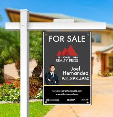 24x36 FOR SALE SIGN #5 - ALL HOMES SOLD - Estate Prints