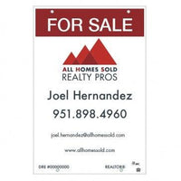 24x36 FOR SALE SIGN #7 - ALL HOMES SOLD - Estate Prints