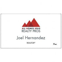 BUSINESS CARD FRONT/BACK #3 - ALL HOMES SOLD - Estate Prints
