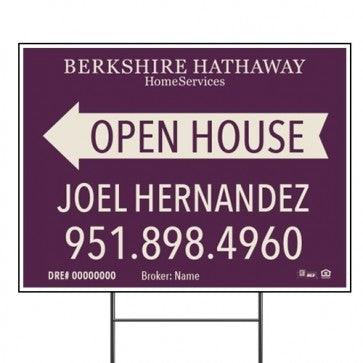 18x24 OPEN HOUSE #1 - BERKSHIRE HATHAWAY - Estate Prints