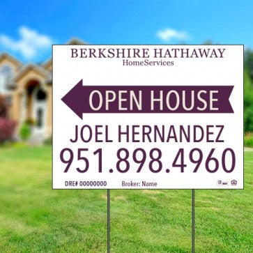 18x24 OPEN HOUSE #2 - BERKSHIRE HATHAWAY