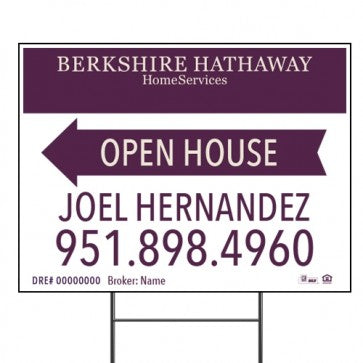 18x24 OPEN HOUSE #3 - BERKSHIRE HATHAWAY