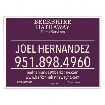24x32 FOR SALE SIGN #4 - BERKSHIRE HATHAWAY