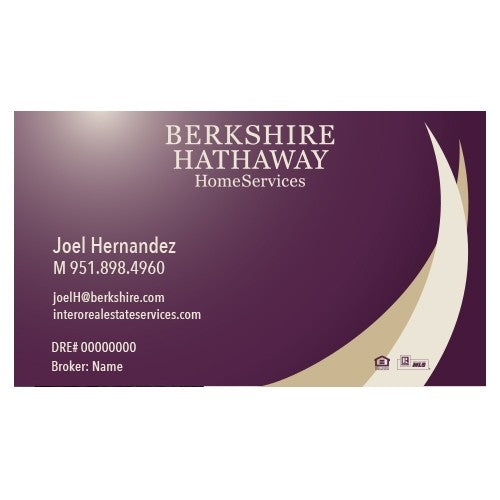 BUSINESS CARD #4 - BERKSHIRE HATHAWAY