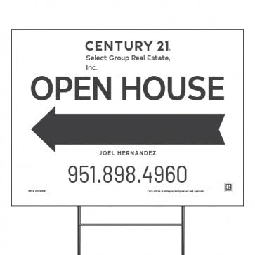 18x24 OPEN HOUSE #2 - CENTURY 21