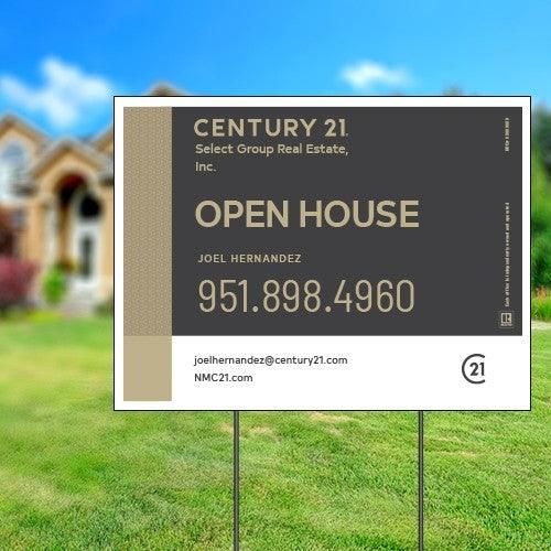 18x24 OPEN HOUSE #4 - CENTURY 21 - Estate Prints