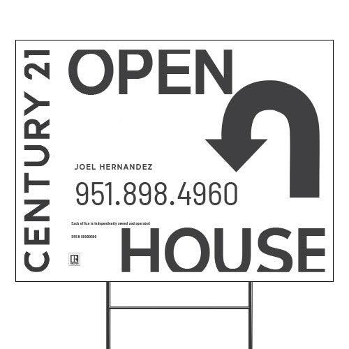 18x24 OPEN HOUSE #7 - CENTURY 21 - Estate Prints