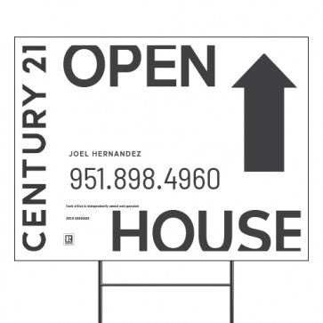 18x24 OPEN HOUSE #7 - CENTURY 21