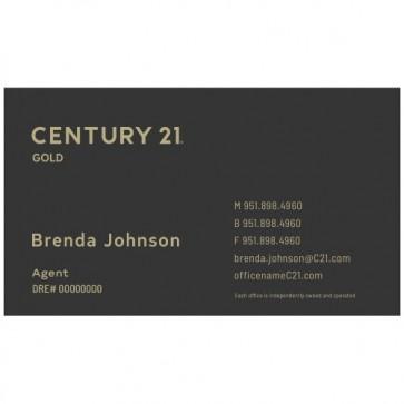 BUSINESS CARD FRONT/BACK #2 - CENTURY 21 - Estate Prints