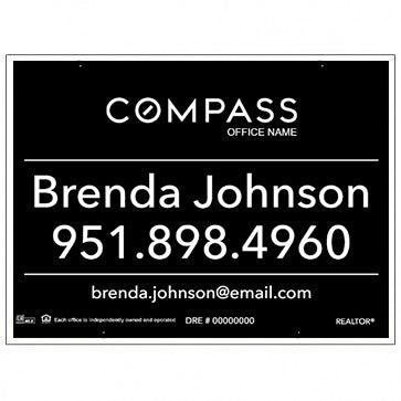 24x32 FOR SALE SIGN #2 - COMPASS - Estate Prints