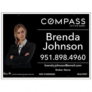 24x32 FOR SALE SIGN #3 - COMPASS - Estate Prints