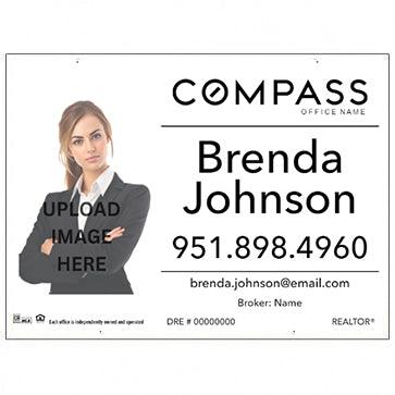 24x32 FOR SALE SIGN #5 - COMPASS - Estate Prints