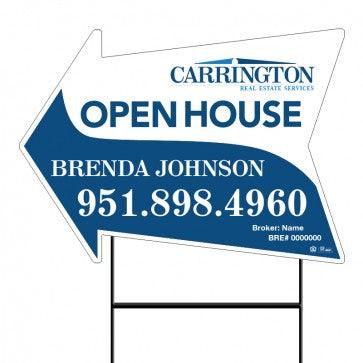 18x24 OPEN HOUSE #3 - CARRINGTON REAL ESTATE - Estate Prints