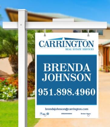 24x32 FOR SALE SIGN #3 - CARRINGTON REAL ESTATE - Estate Prints