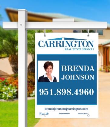 24x32 FOR SALE SIGN #4 - CARRINGTON REAL ESTATE - Estate Prints