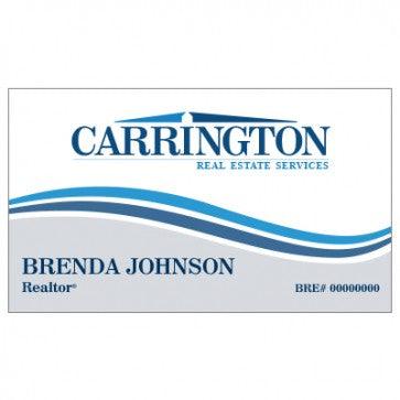 BUSINESS CARD FRONT/BACK #3 - CARRINGTON REAL ESTATE - Estate Prints