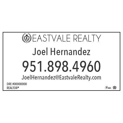 12x24 MAGNET #3 - EASTVALE REALTY - Estate Prints