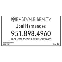 12x24 MAGNET #3 - EASTVALE REALTY - Estate Prints
