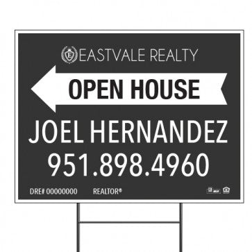 18x24 OPEN HOUSE #1 - EASTVALE REALTY
